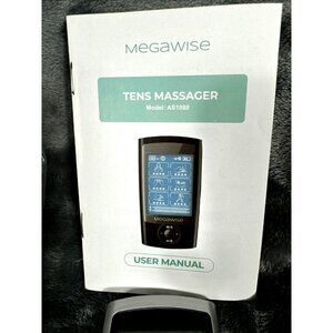 Megawise TENS Massager Model AS1080 With Electrodes & Cables